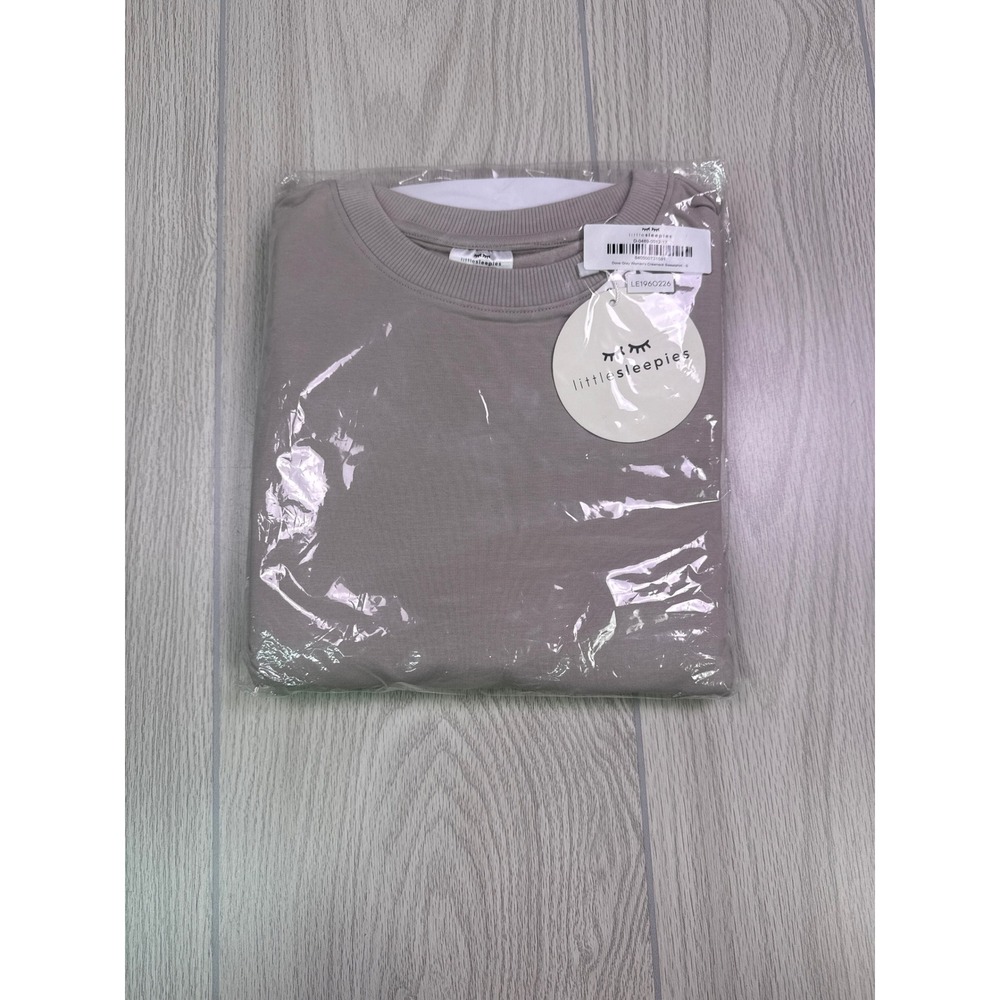 Little Sleepies Dove Gray Womens Crewneck Sweatshirt Size S New With Tags - Picture 5 of 6